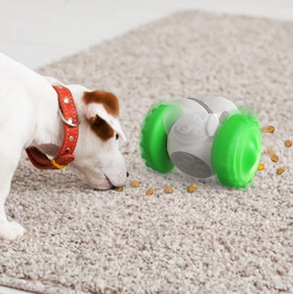 CJ Cat and Dog Toys Slow Food Interactive Balance Car with fun, multifunctional design for smart pet feeding and development.