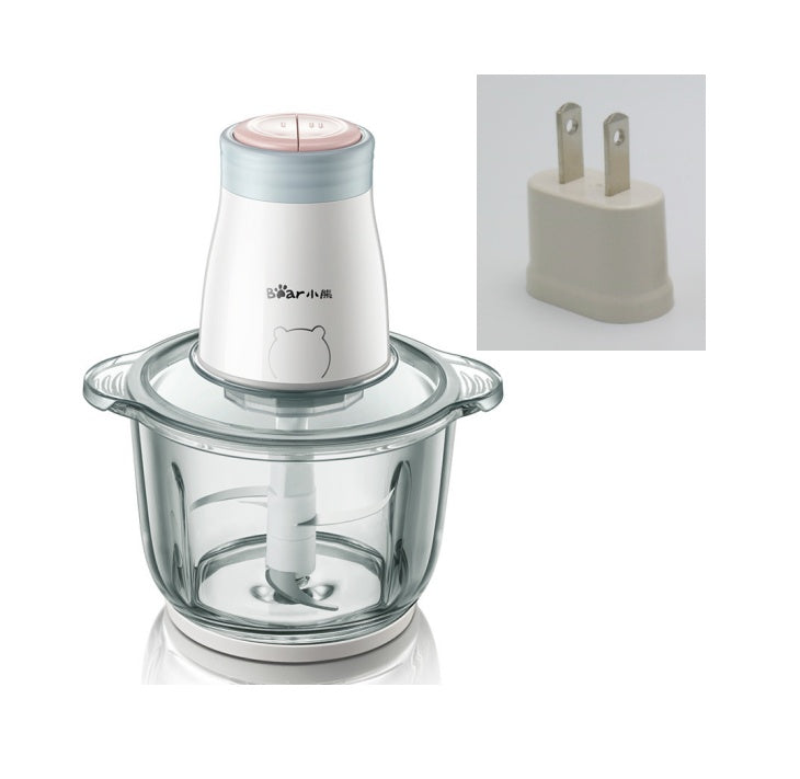 CJ household electric vegetable chopper blender with small compact design, featuring multiple functions for cooking and food preparation.