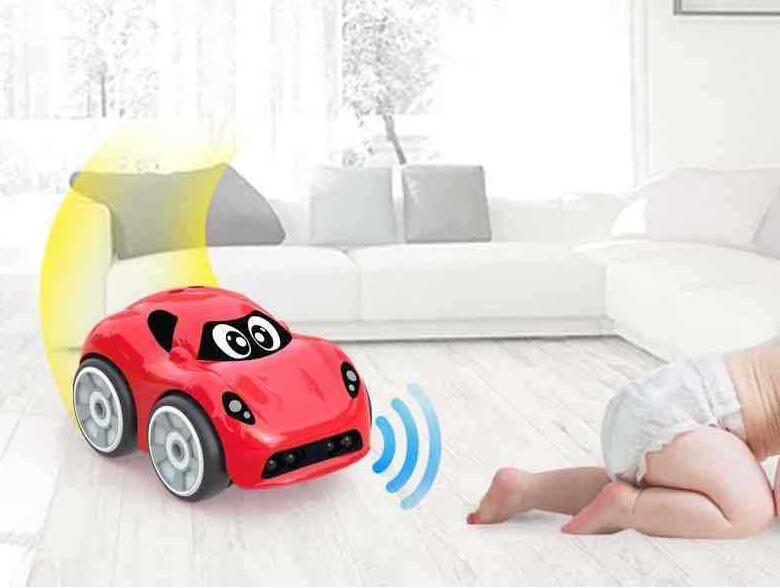 Colorful CJ smart children's toy with interactive buttons and lights, designed for educational play and entertainment for kids.