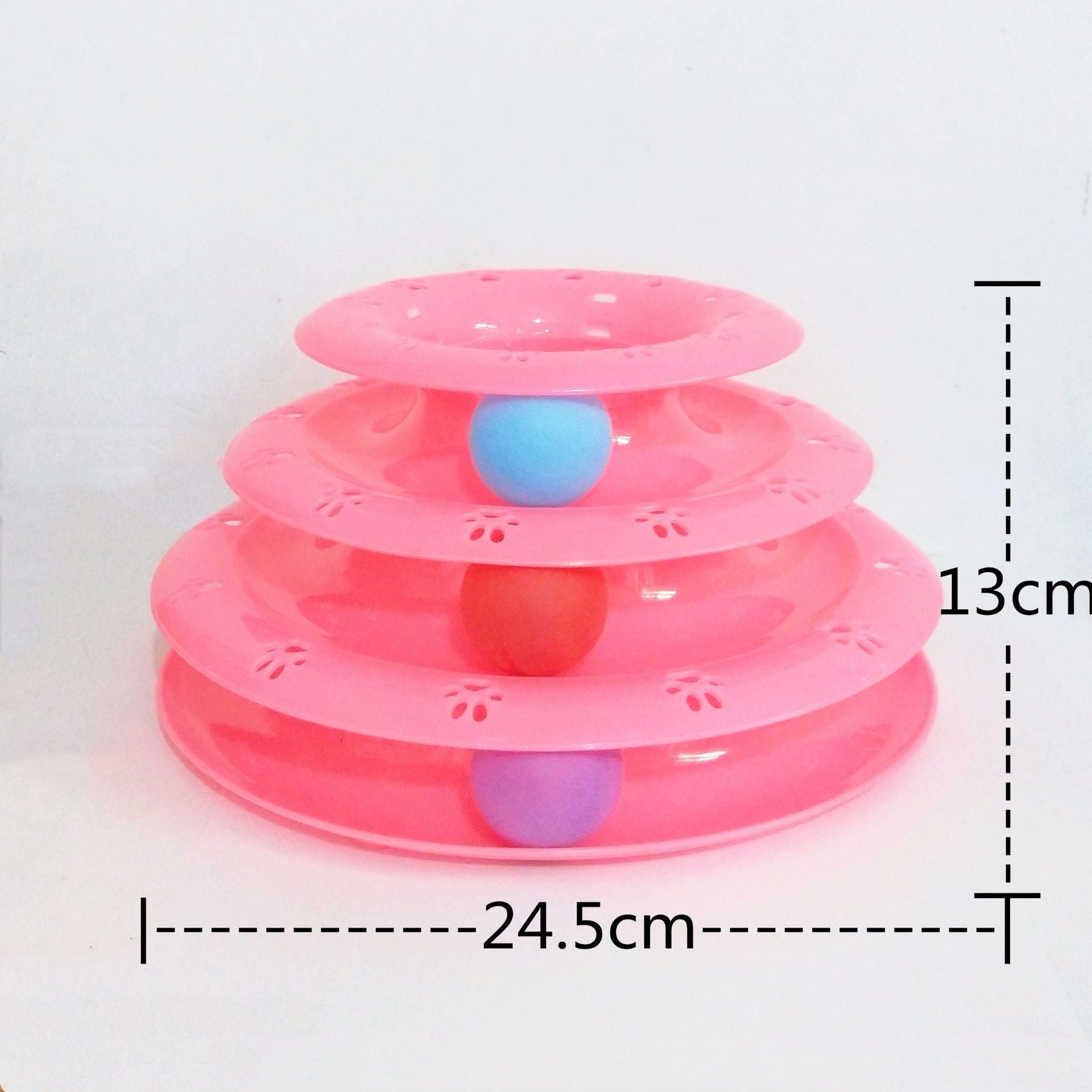 CJ cat pet educational toy, colorful interactive toy with moving parts for stimulating and entertaining cats.