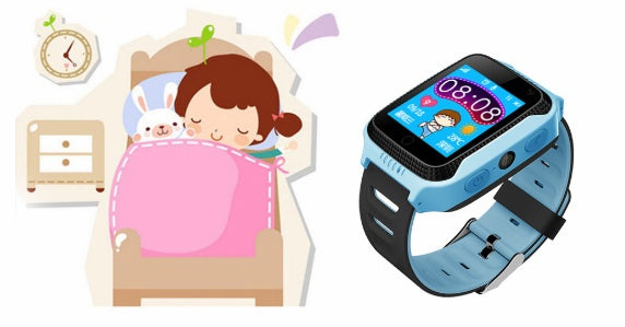 CJ smart watch displaying digital time and fitness metrics on a sleek black band and screen.