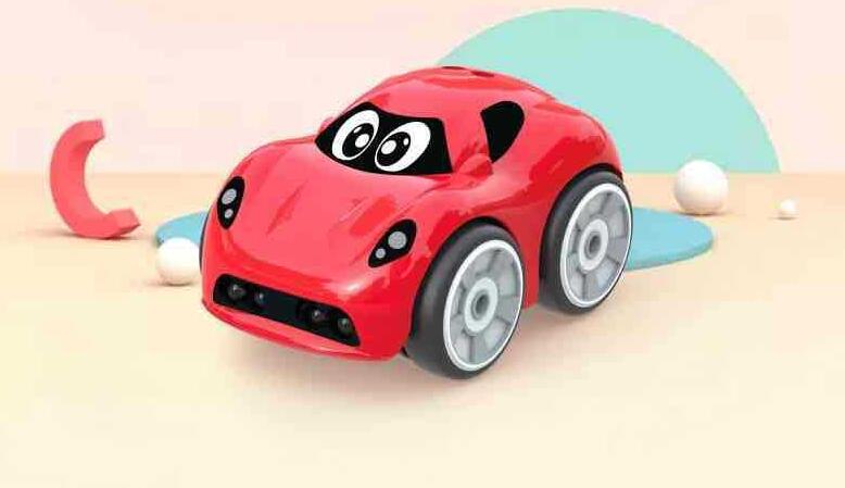 Colorful CJ smart children's toy with interactive buttons and playful design for kids' learning and entertainment.