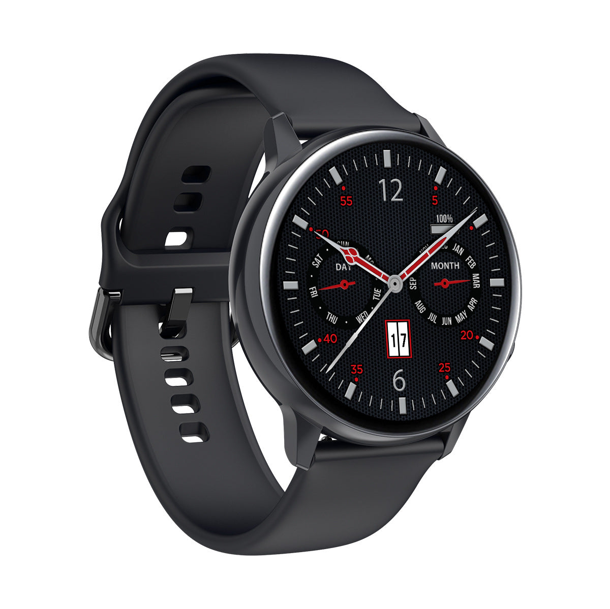 CJ blood oxygen sphygmomanometer and ECG watch displaying heart rate and oxygen levels in a user-friendly design.