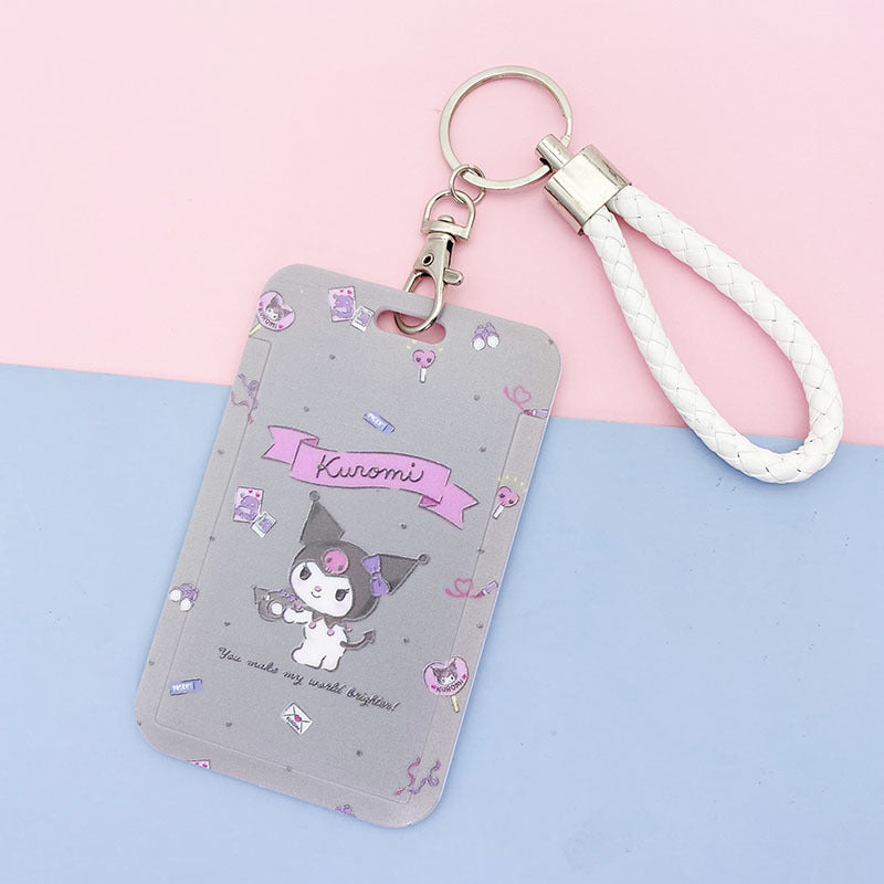 Cartoon girl-themed student meal card set by CJ, featuring colorful card pack with playful girl illustrations for school meals.