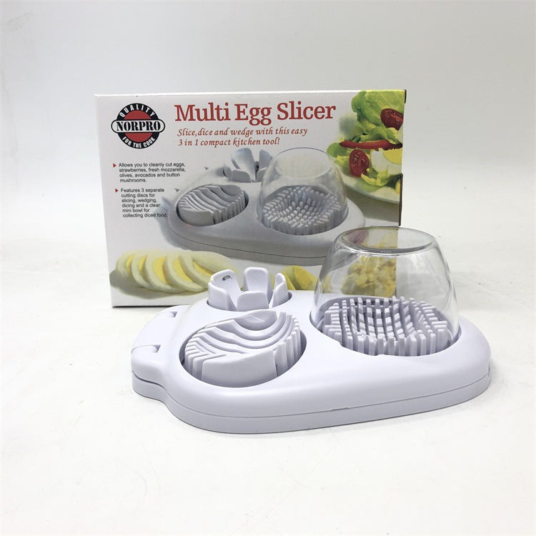 CJ multi-function vegetable cutter with various blades for efficient slicing, dicing, and chopping vegetables.