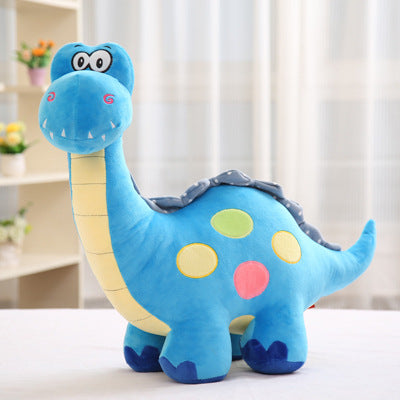 CJ children's cartoon dinosaur plush toy, soft and cuddly children's doll with colorful dinosaur design, perfect for kids' play and comfort.