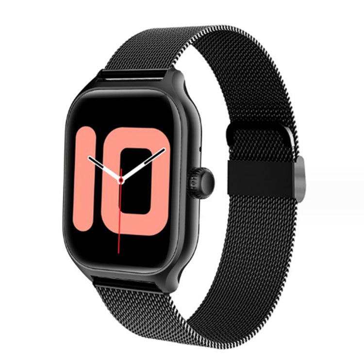 CJ Bluetooth Smart Watch with full touch screen, heart rate monitor, and sport features on a sleek fitness bracelet.