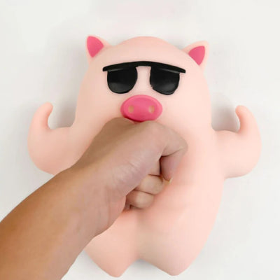 CJ Release Pig squeezing toy, a decompression stress-relief toy with a cute pig design for fun and relaxation.