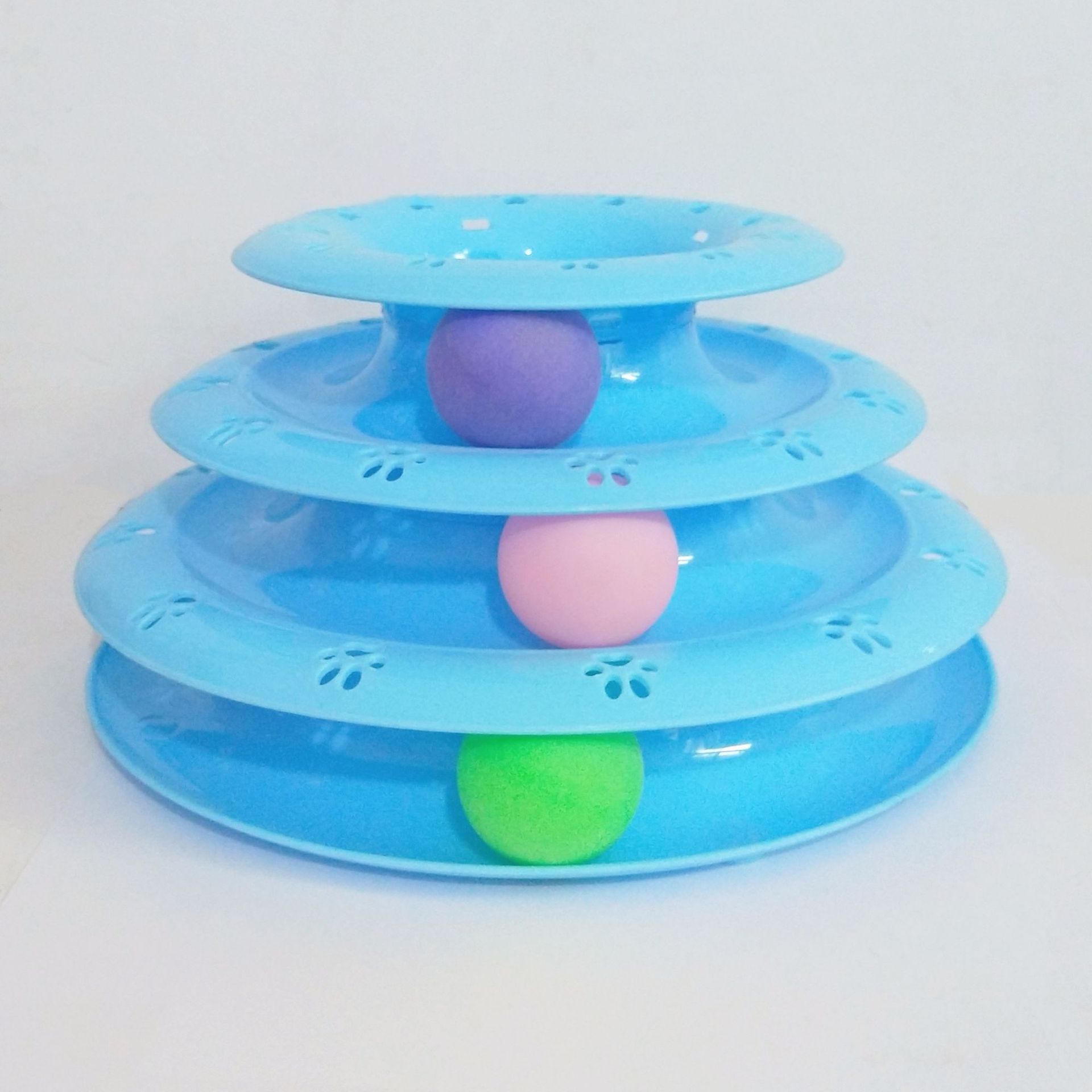 CJ cat pet educational toy, interactive play toy for cats with colorful features to stimulate mental engagement and fun.