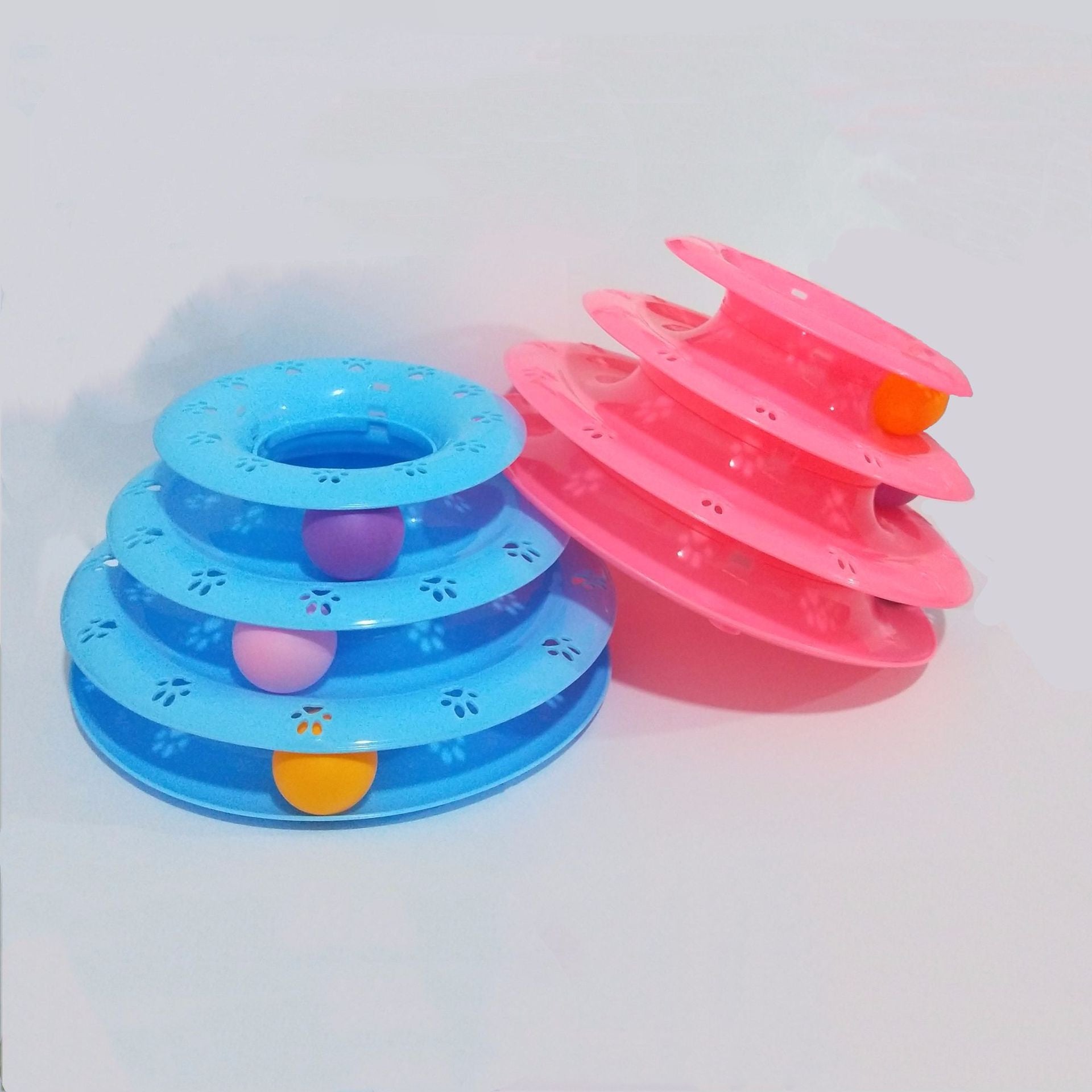 CJ cat pet educational toy featuring colorful interactive elements for stimulating and entertaining cats.