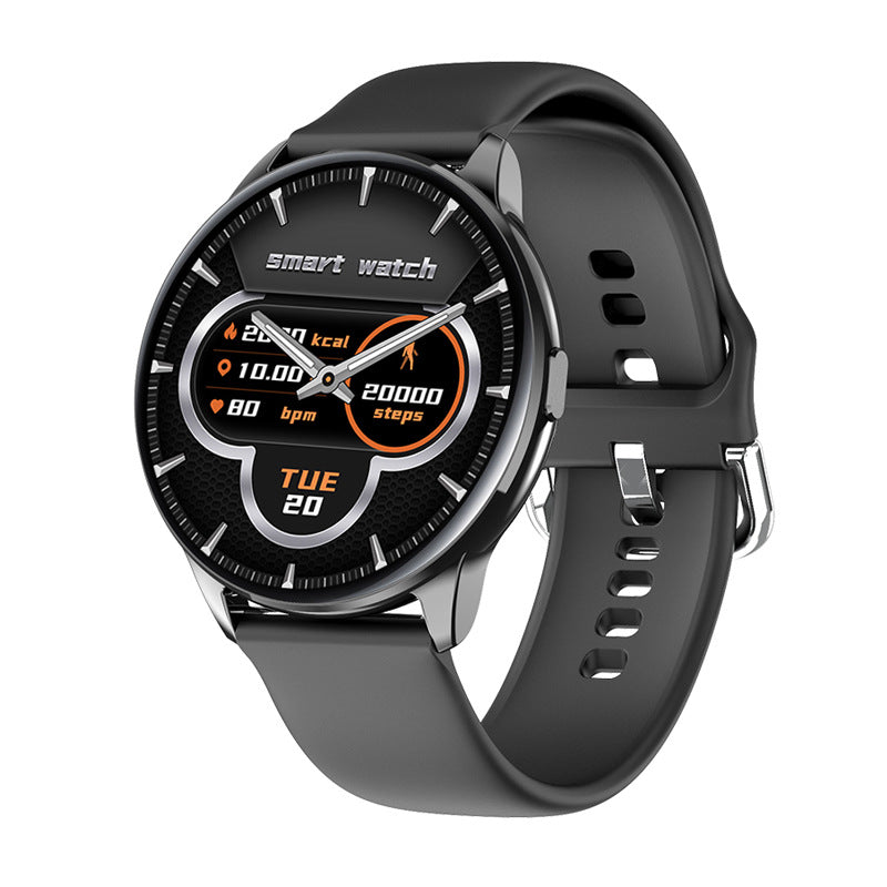 CJ Y90 Smart Watch with GPS, blood pressure monitoring, fitness tracking, and health features in a sleek wearable design