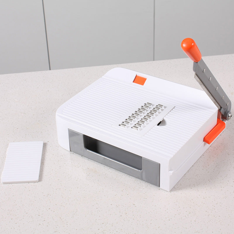 CJ multi-function vegetable cutter kitchenware with various blades for slicing, dicing, and chopping vegetables efficiently.