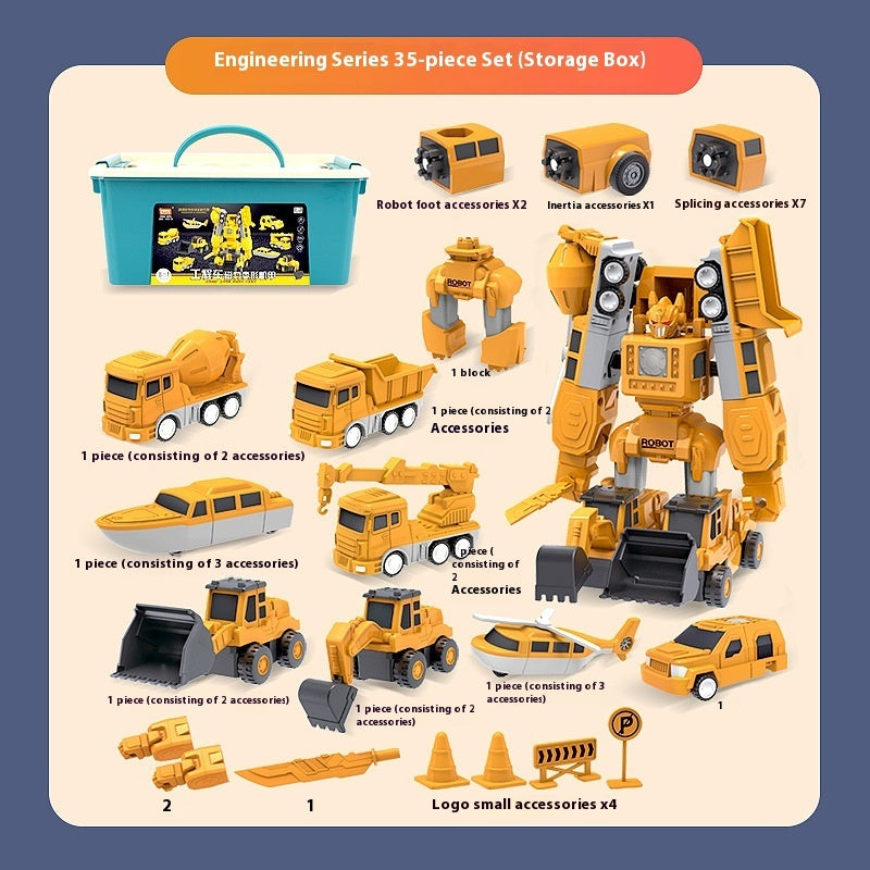 Colorful magnetic building blocks by CJ, children's educational deformable toys for creative construction and play.