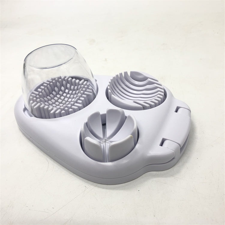 CJ multi-function vegetable cutter with stainless steel blades and multiple slicing options for efficient food prep.
