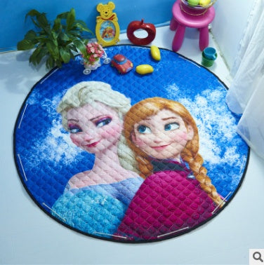 CJ Explosion Models cotton car storage mat with round outing toy storage bag, designed for children’s climbing and play activities.