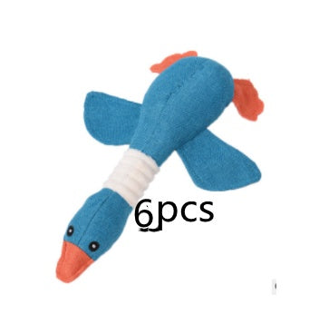 CJ Dayan sounding plush dog toy with pet puzzle features, designed for interactive play and sound stimulation for dogs.