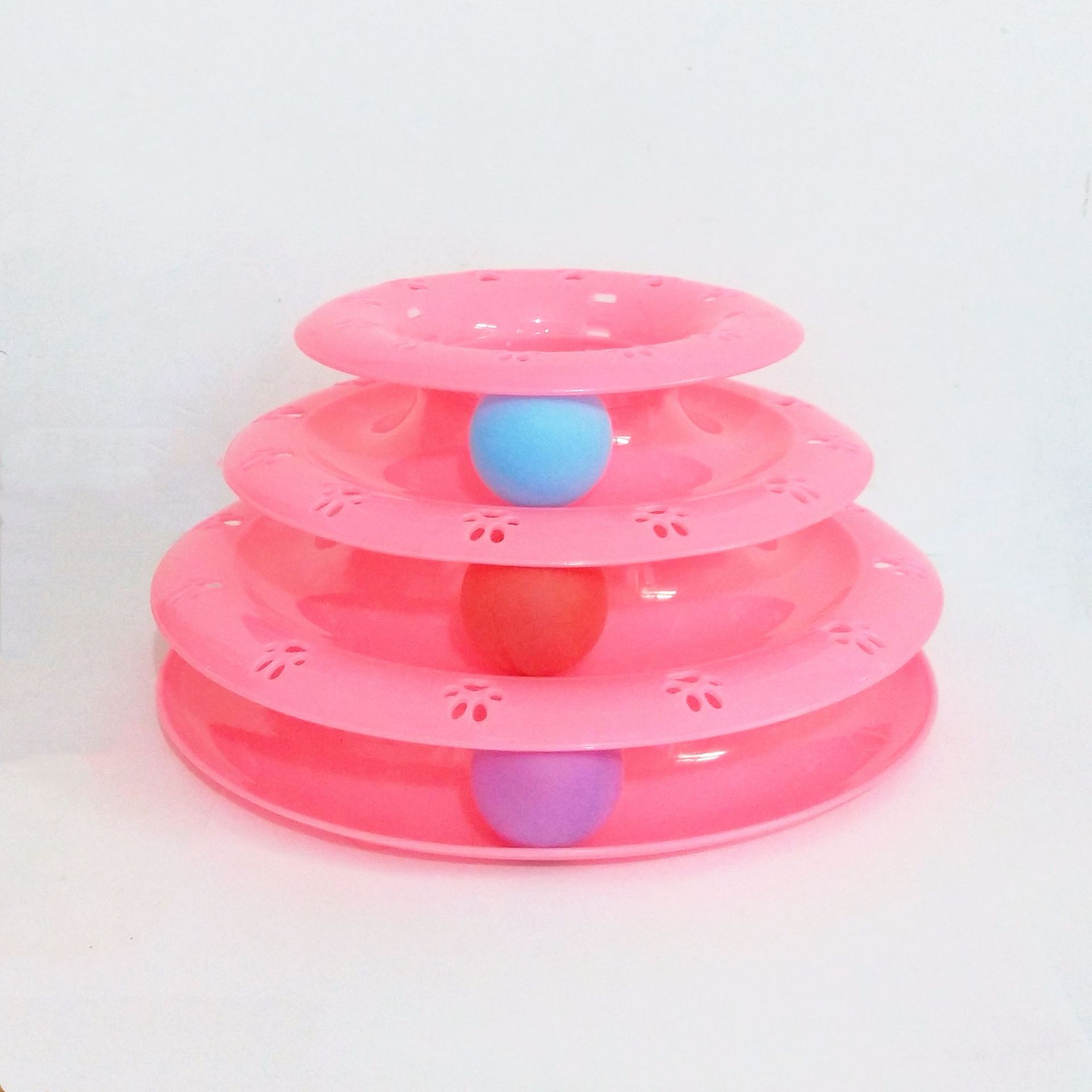 CJ cat pet educational toy showing colorful interactive features and playful design to stimulate feline curiosity and activity.