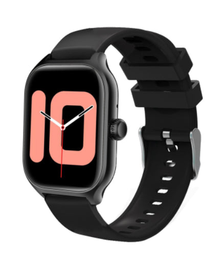 CJ Bluetooth Smart Watch with full touch screen, heart rate monitor, sport bracelet, and fitness tracking features.