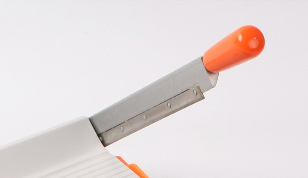 CJ multi-function vegetable cutter kitchenware with stainless steel blades and ergonomic handle for easy food prep.