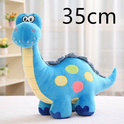 Colorful children's cartoon dinosaur plush toy by CJ, soft and cuddly dinosaur doll for kids.