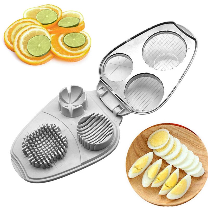 CJ multi-function vegetable cutter with various blades and compartments for efficient vegetable prep.