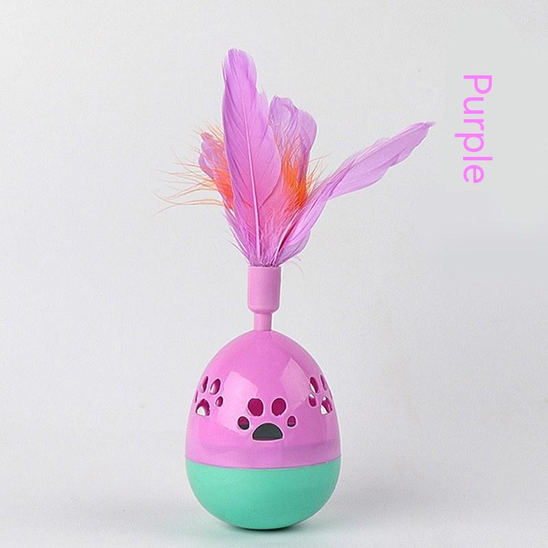 CJ Bell Cat Tumbler Interactive Toy featuring a colorful bell and engaging design for playful cats.