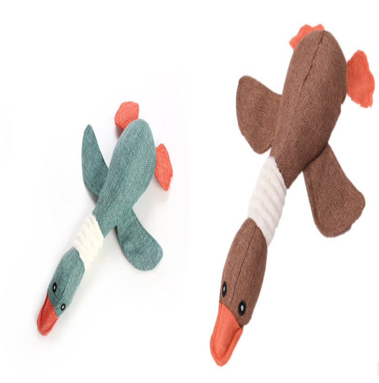 CJ Dayan sounding dog plush toy with sound features, designed as a pet puzzle toy for dogs to enhance play and mental stimulation.