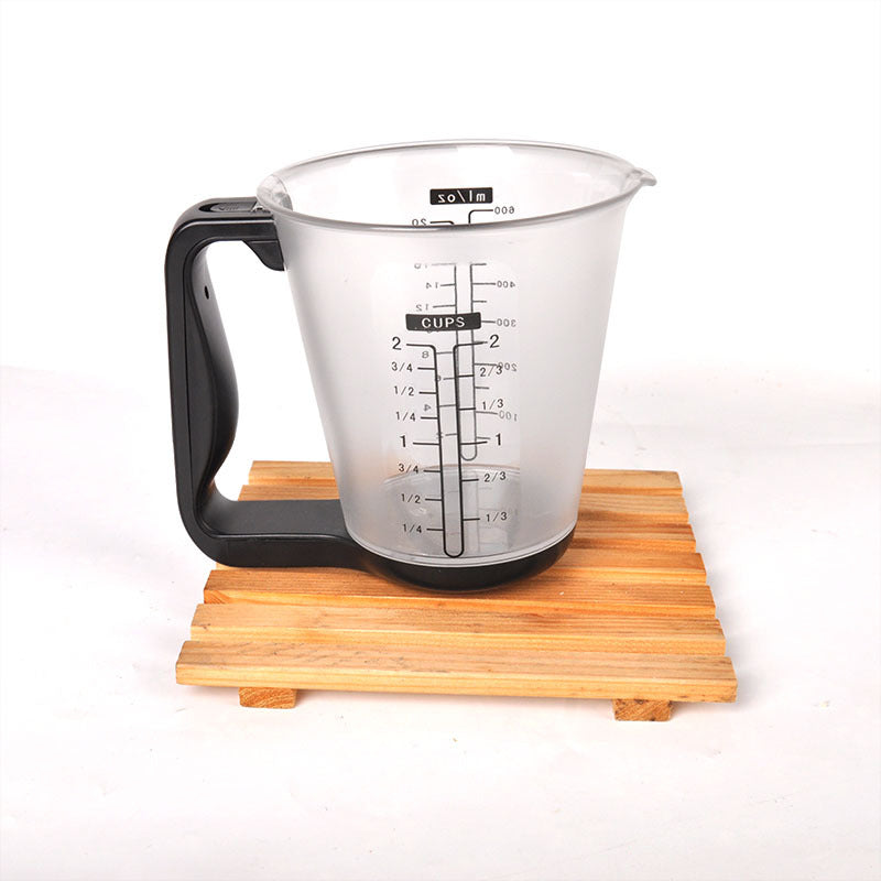 CJ electronic kitchen measuring cup and multifunctional kitchen scale with digital display for precise meal weighing