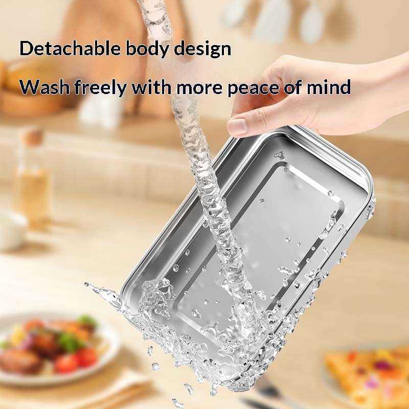 CJ insulated microwave meal prep containers with portable breakfast boxes, featuring multiple compartments and secure lids.