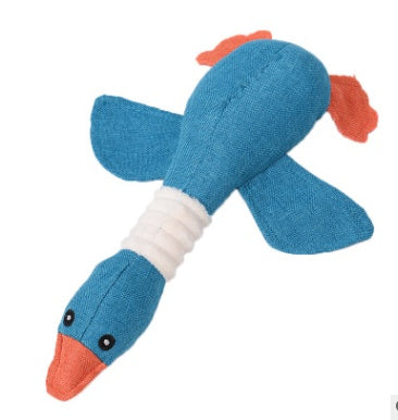CJ Dayan sounding dog plush toy with interactive puzzle design, designed for pet entertainment and sound play.