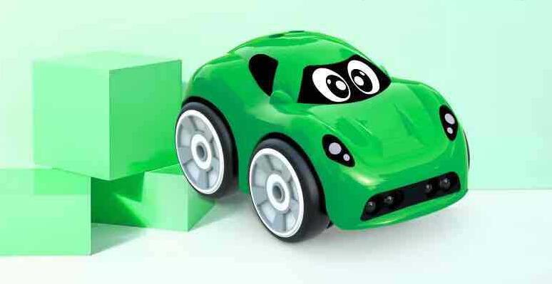 Colorful CJ smart children's toy with interactive buttons and playful design, perfect for engaging young kids.