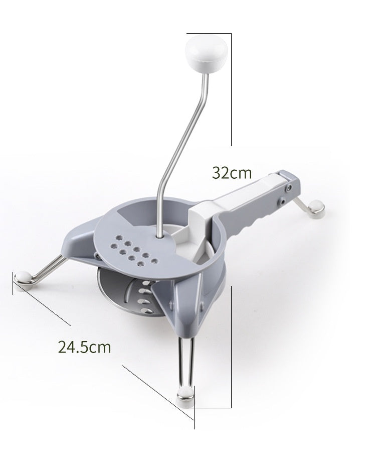 CJ kitchen household multi-function vegetable chopper with stainless steel blades and compact design for easy food prep.