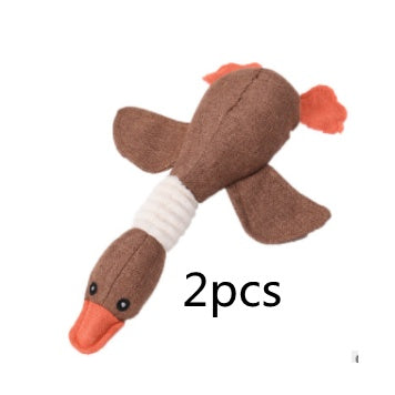 CJ Dayan sounding dog plush toy with puzzle features, designed for pet sound play and interactive entertainment for dogs.