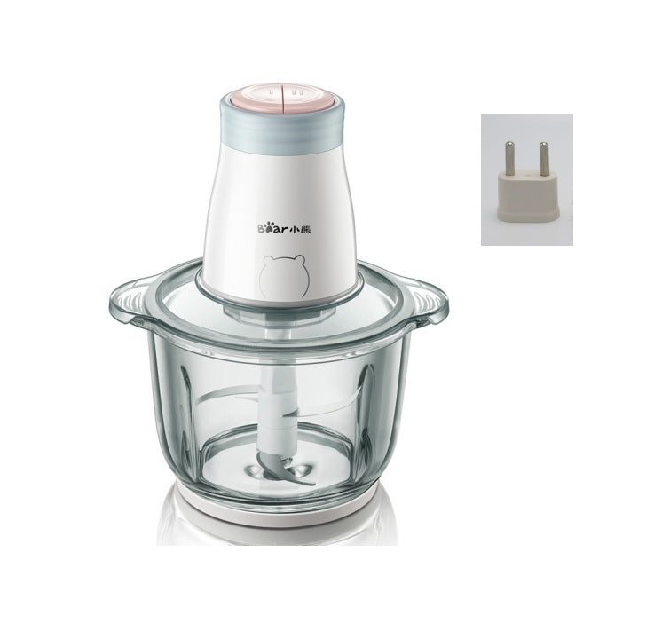 CJ household electric multi-function vegetable chopper and blender for cooking, compact small kitchen appliance.