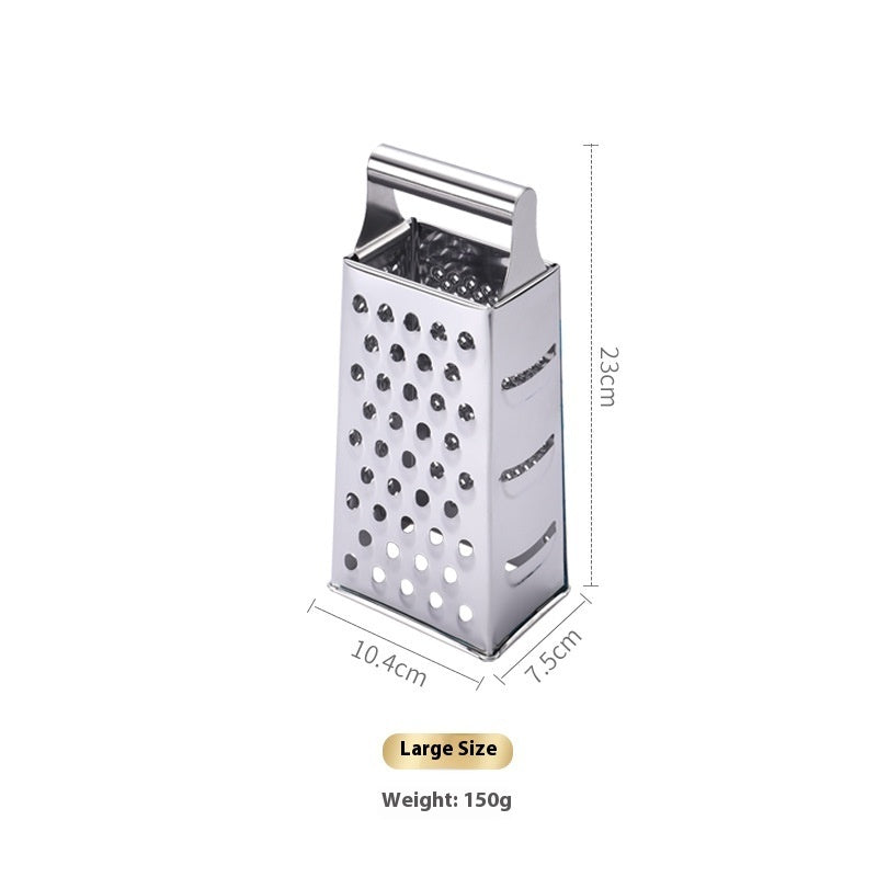 CJ household multi-functional vegetable and fruit chopper with stainless steel blades on a cutting board.