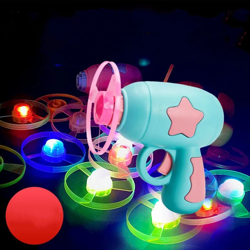 CJ pet LED light dog and cat toy with luminous bamboo dragonfly design, ideal for kids' parties and pet training.
