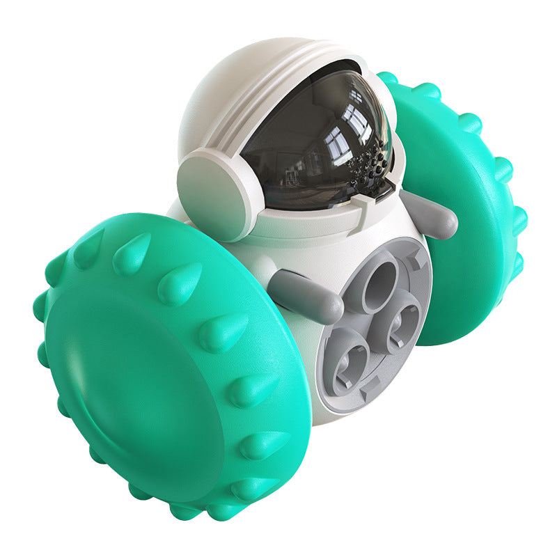 CJ Cat and Dog Toys Slow Food Interactive Balance Car with multifunctional fun development features for pets.